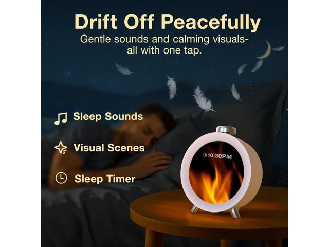 Dekala ChronoSense Alarm Clock for Bedroom Temperature Humidity, 7-Day Programmable 4 Alarms, 100dB Loud Gradual Alarm Clock Heavy Sleeper, IPS...