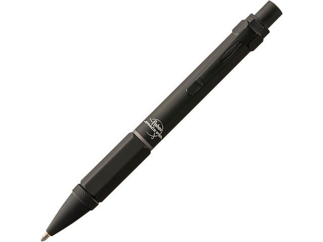 Fisher Space Pen Black Clutch Pen, Pressurized Ballpoint Pen, Writes Upside Down and in Extreme Temperatures, Smooth Black Ink, Medium Point,...
