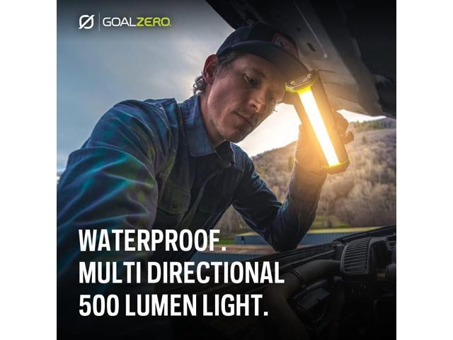 Goal Zero 500 Lumen Torch Light, Multi-Use Weatherproof LED Flashlight and Solar Lantern Portable Rechargeable Spotlight and Floodlight with...