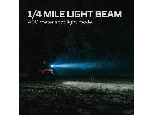 NEBO Master Series SL25 Rechargeable Spotlight & Floodlight 600 Lumens, 10.5 Hour Run Time, 1/4 Mile Beam Flashlight, Waterproof, Powerful...