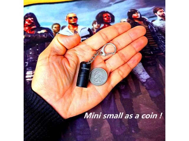 e3 Mini Keychain Flashlight Micro Small Keychain Light Bright 100 lumens Protable Pockect Light Key Ring Torch for Everyday Dog Walk Camping Hiking...