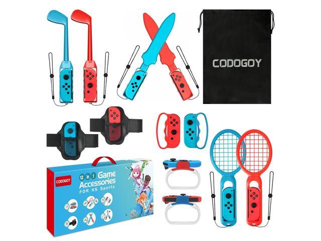 Switch Sports Accessories - CODOGOY 12 in 1 Switch Sports Accessories Bundle for Nintendo Switch Sports,Family Accessories Kit Compatible with.