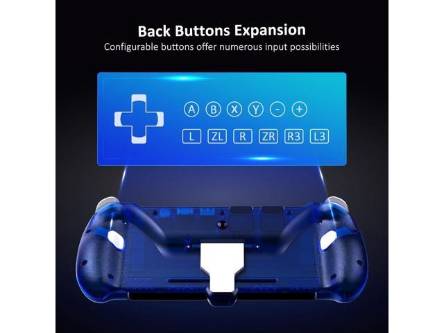 NexiGo Hall Effect Gripcon with Kickstand and HDMI Out for TV Docking, Hall Sensing Joystick for Switch/Switch OLED, Handheld Mode, 4K/1080P...
