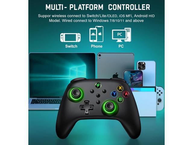AXYBCOOL Wireless Switch Controller Compatible with Nintendo Switch 2/Switch/Switch Lite/OLED- LED Switch Pro Controller/iOS/Android Game Remote