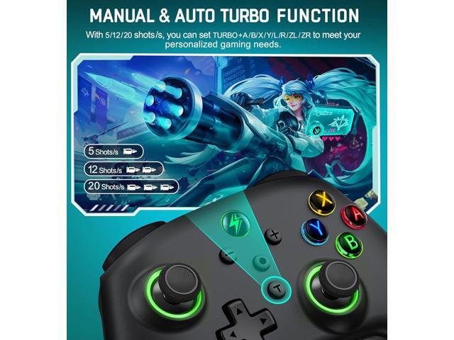 AXYBCOOL Wireless Switch Controller Compatible with Nintendo Switch 2/Switch/Switch Lite/OLED- LED Switch Pro Controller/iOS/Android Game Remote