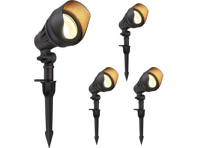 DEWENWILS LED Low Voltage Landscape Lights, 14W 540LM 3000K 12V Aluminum Outdoor Spotlight, IP65 Waterproof Landscape Lighting for Yard, Garden,...