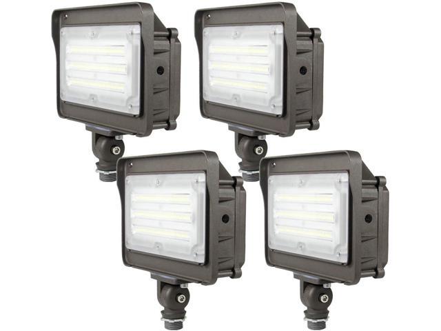 kadision LED Flood Light 50W, Dusk-to-Dawn Photocell, 5000K 6500lm 100-277Vac, 180-degree Adjustable Knuckle, Waterproof Outdoor Security Lighting...
