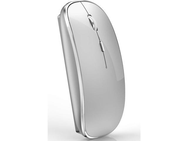 JETTA Wireless Mouse for MacBook Pro, MacBook Air, Laptop, Desktop, Chromebook, Win7/8/10/11, PC - Silver