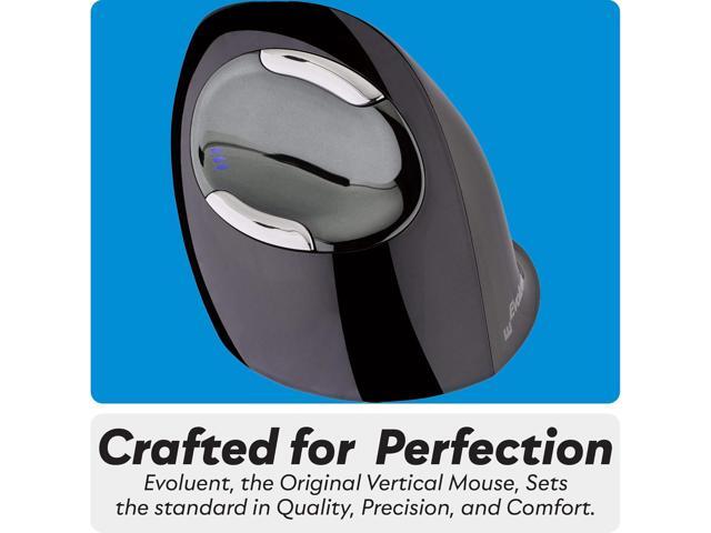 Evoluent Inventor of The Vertical Mouse VMDSW Ergonomic Vertical Mouse Right Hand Small USB Wireless, Sculpted for Comfort, Reduces Wrist Strain,...