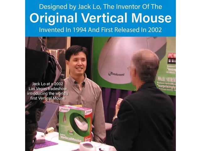 Evoluent Inventor of The Vertical Mouse VMDS Ergonomic Vertical Mouse Right Hand Small Wired USB, Sculpted for Comfort, Reduces Wrist Strain, 4...