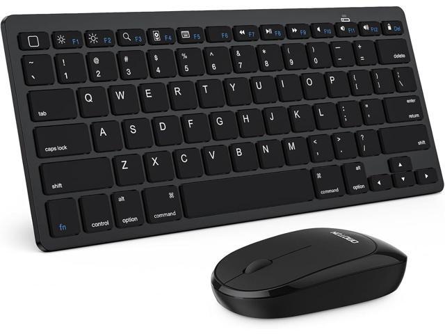 OMOTON Bluetooth Keyboard & Mouse Combo, Wireless Set for iPad Pro 13/11 (2024)/12.9, 10th/9th/8th/7th Gen, Air 6/5/4 and Other Bluetooth Enabled...