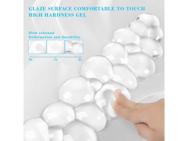 Gel Cloud Keyboard and Mouse Wrist Rest, Cute Wrist Support and Arm Support Keyboard Rest for Keyboard and Mouse Typing Pain ReliefSuitable for...