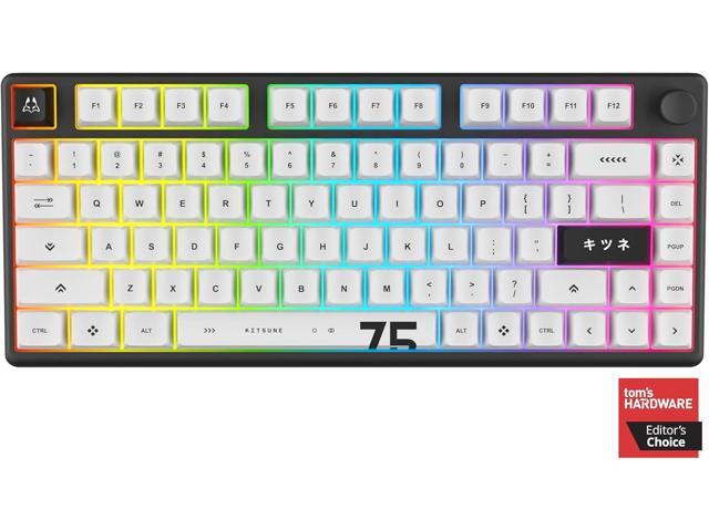 ARBITER Polar 75 - Magnetic Gaming Keyboard - Rapid Trigger w/SOCD Super Tap, CNC Aluminum Frame, Gen 2 Hall Effect Switches, Volume Knob, RGB,...