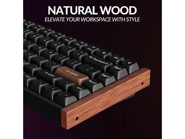 Keychron K2 HE Rapid Trigger Wireless Custom Mechanical Keyboard with Hall Effect Gateron Double-Rail Magnetic Switch, QMK 2.4 GHz Bluetooth 5.2...