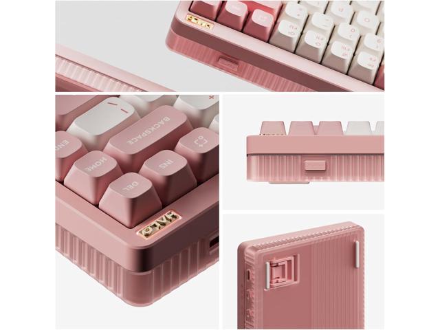nuphy Halo75 V2 Mechancial Gaming Kyeboard,75% Wireless Hot Swappable Bluetooth Keyboard,83 Kyes RGB Backlit Keyboard,Support...