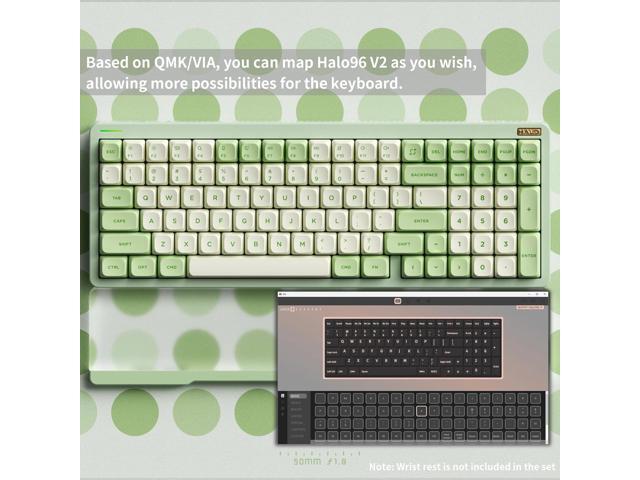 nuphy Halo96 V2 Wireless Mechanical Gaming Keyboard, Gasket Structure, 96% Hot Swappable, 99 Keys RGB Backlit, Bluetooth/USB-C/2.4GHz, Raspberry...