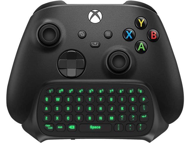 TiMOVO Green Backlight Keyboard for Xbox One, Xbox Series X/S,Wireless Chatpad Message KeyPad with Headset & Audio Jack,Mini Game Keyboard Fit Xbox...