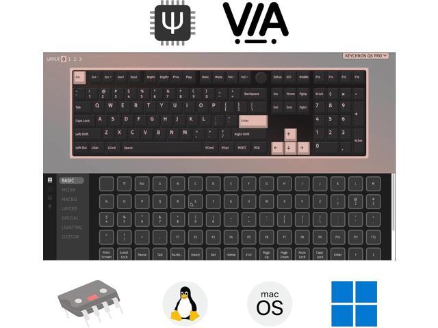 Keychron Q6 Pro Full Aluminum RGB Wireless/Wired Custom Mechanical Keyboard for Mac Windows Linux, Full-Size QMK/VIA Programmable Knob KSA...