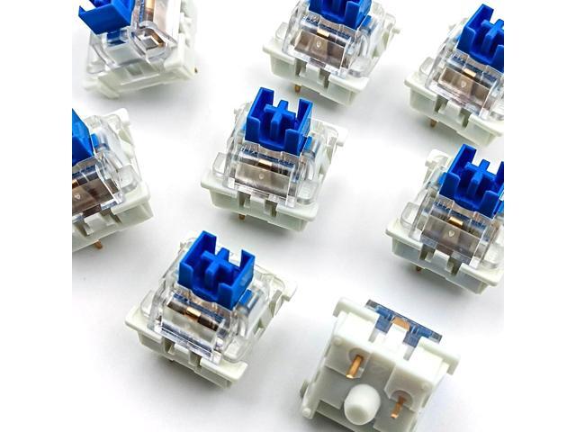 Outemu(Gaote) Blue Switches for MX Mechanical Gaming Keyboard,3-Pin 50gf Clicky/RGB/DIY Replaceable/Dustproof Switches(Blue,108pcs)
