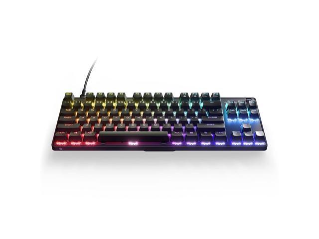 SteelSeries Apex 9 TKL - Mechanical Gaming Keyboard - Optical Switches - 2-Point Actuation - Keyless Compact Size - Removable Switches - US Layout...