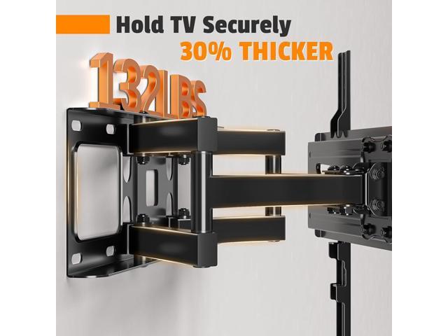 Simple Trending Full Motion TV Wall Mount for 32-70 Inch TVs up to 132 lbs, TV Mount with Articulating Dual Arms, Wall Mount Bracket Max VESA...