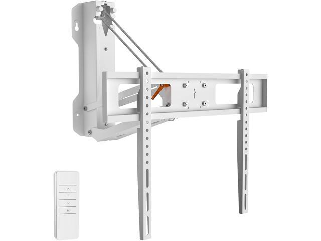 XINYAO Over Fireplace TV Mount Pull Down with Remote, Motorized Height Adjustable Electric TV Wall Bracket for 32 to 70 inch Screen, Compatible...