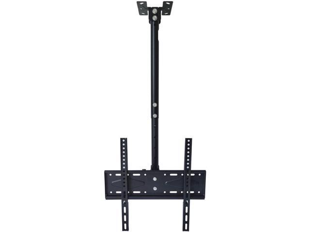 Ceiling TV Mount Adjustable Bracket Fits Most Plasma Flat Screen Display LED LCD OLED TVs 26 to 55 inch, Mounting Holes 400x400mm