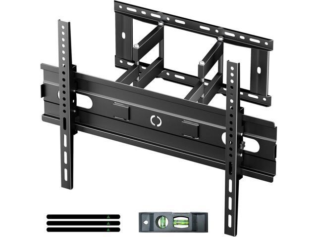 GearFusion TV Wall Mount for Most 32-85 inch TVs, Full Motion TV Bracket with Swivel Tilt Extension, Dual Articulating Arms TVs Mount Fits 12/16.
