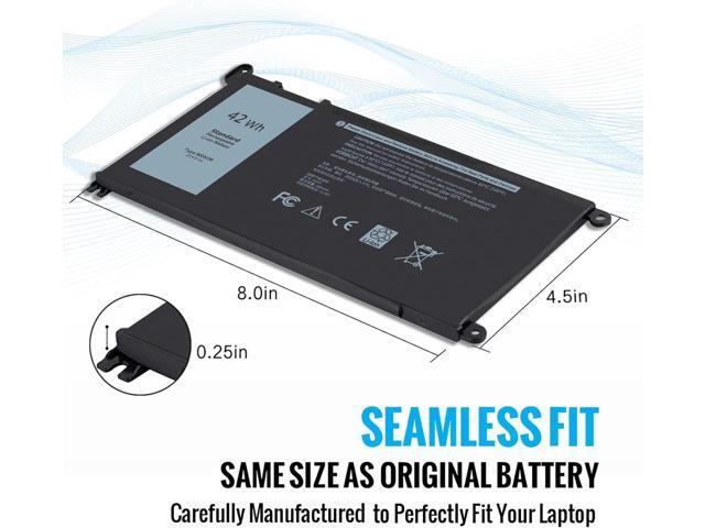 WDX0R Battery for Dell Inspiron 7573 5570 5378 5565 5567 7378 7579 5379 5368 5578 5579 5765 5767 5775 7368 7560 7570 7569 5568 5770 7375 P69G P66F...