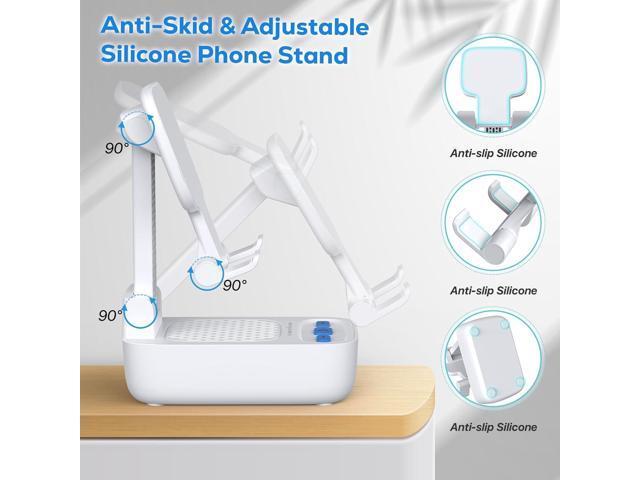 Gifts for Men Women, White Elephant Gifts for Adults, Cell Phone Stand with Wireless Bluetooth Speaker, Punchy Bass & HD Stereo Sound Speaker...