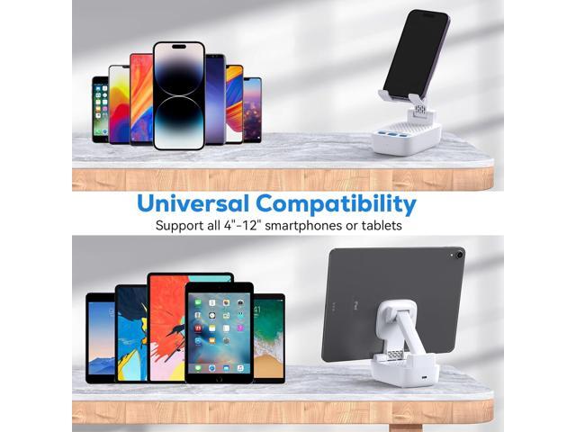 Gifts for Men Women, White Elephant Gifts for Adults, Cell Phone Stand with Wireless Bluetooth Speaker, Punchy Bass & HD Stereo Sound Speaker...