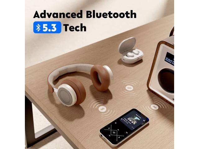 64GB MP3 Player with Bluetooth 5.3, AGPTEK 2.4 inch Screen Portable Music Player with Speaker, FM Radio, Voice Recorder, Real Built-in 64GB,...