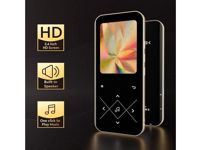 64GB MP3 Player with Bluetooth 5.3, AGPTEK 2.4 inch Screen Portable Music Player with Speaker, FM Radio, Voice Recorder, Real Built-in 64GB,...