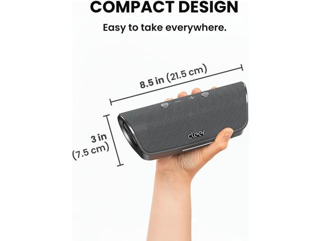 Cleer Scene Wireless Bluetooth Speaker, Simple Fast Pairing, Waterproof IPX7, 12Hrs Play time, Deep Bass, Built-in Mic, Powerful Portable Speakers,...