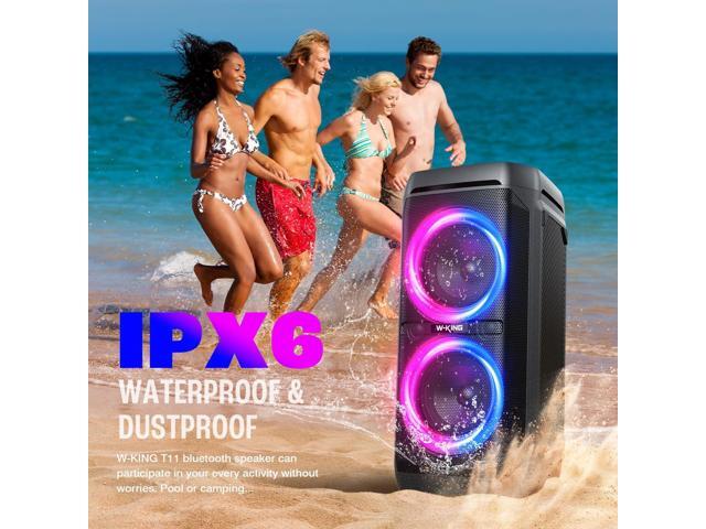 W-KING 240W Portable Bluetooth Speaker,Loud Boombox with Deep Bass Subwoofers, IPX6 Waterproof Party Outdoor Speaker, Speakers Bluetooth Wireless,...