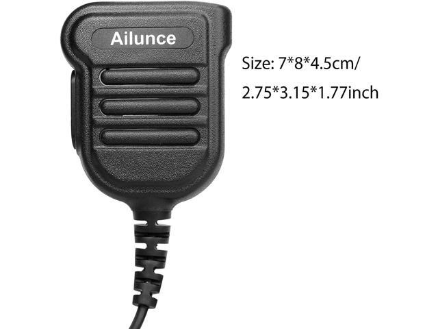 Retevis RT29 Ailunce HA1G Shoulder Speaker Mic, IP67 Waterproof Original Speaker Microphone, for HD1 HD2 HA1G HA1UV Retevis RT29 NR30,Compatible...