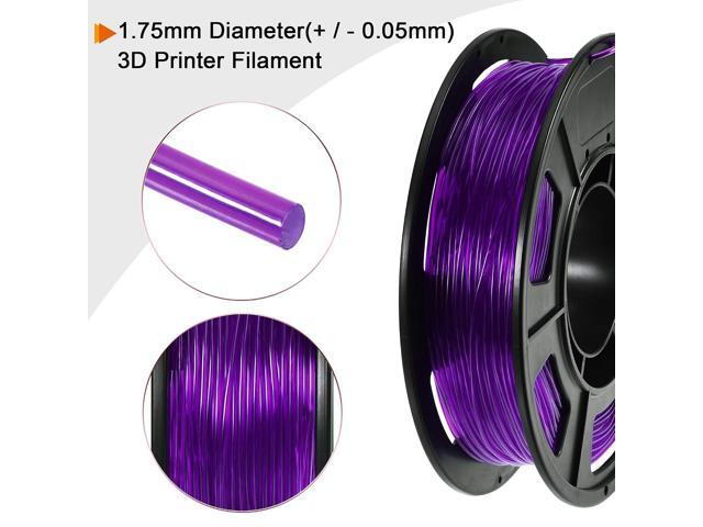 MECCANIXITY 1.75mm Filament TPU Purple 0.25KG Dimensional Accuracy +/- 0.05mm for 3D Printer