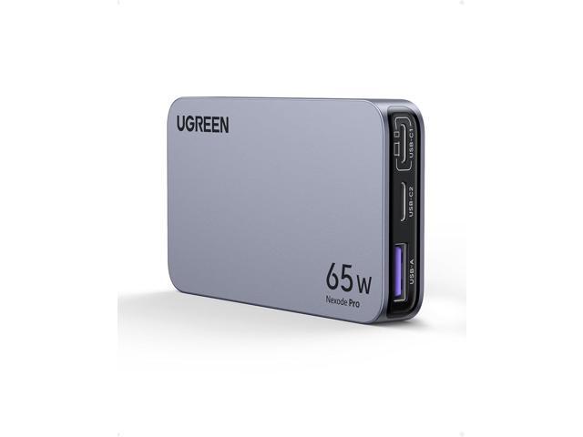 UGREEN Nexode Pro 65W GaN USB C Slim Wall Charger, 3-Port Compact Fast PPS Charger for iPhone 17/16/15 Series, MacBook Air, iPad Pro, Galaxy...