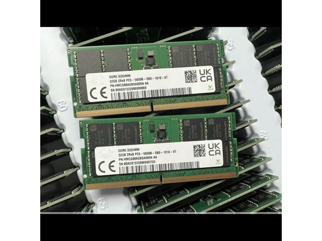 1 PCS For SK Hynix Laptop memory 32GB DDR5 SODIMM 5600 32G 5600B 2RX8 HMCG88AGBSA095N HMCG88AGBSA092N