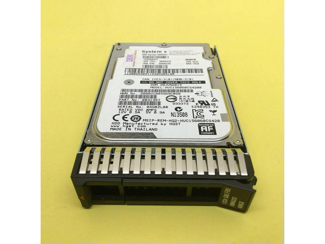 00NA231 00NA232 For Hard Disk G3HS X3650M5 X6 600G 15K SAS 2.5' 12G 0NA231 0NA232 HDD