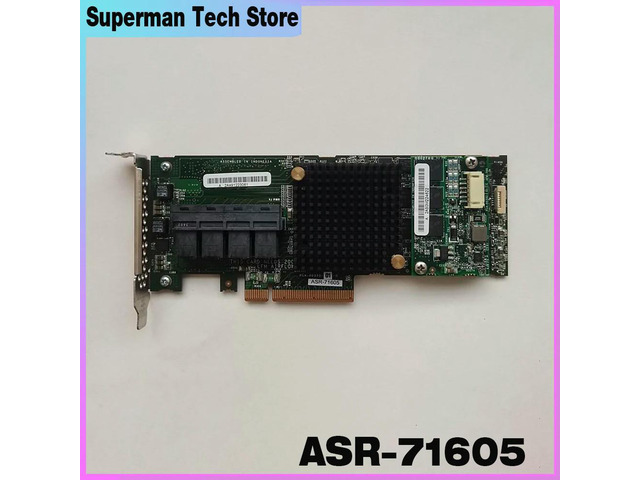 ASR-71605 1G HBA Passthrough array card 6G/s four-port expansion with 32 disk slots ASR-71605
