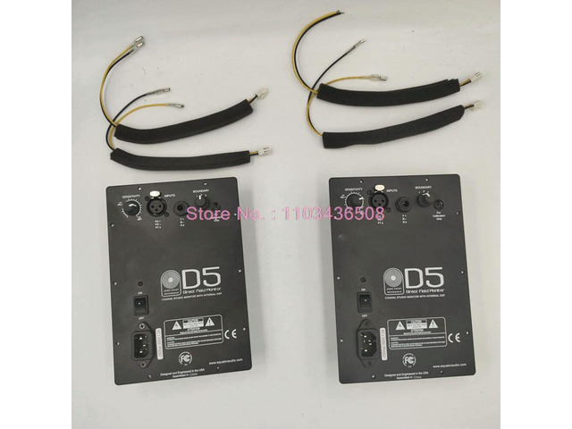 2pcs For Equator Audio Power Audio Active Speaker Amplifier Module DSP Monitor Speaker 5' 8' Loudspeaker Direct Field Monitor D5