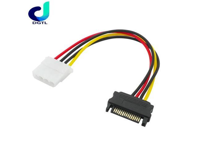 1pc SATA TO IDE Power Cable 15 Pin SATA Male to Molex IDE 4 Pin Female Cable Adapter Hot sale