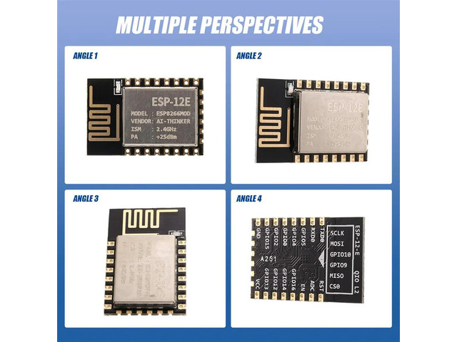 Serial Module ESP-12E ESP8266 Serial Port Complete 802.11B/G/N Wi-Fi SOC Portable Module
