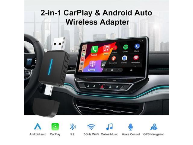 2 In 1 Carplay Wireless Adapter Wired To Wireless Carplay Box Car Interconnection Box Car Wireless Adapter Plug And Play