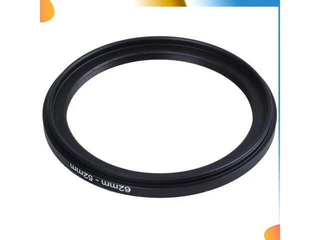 2 Pcs 62Mm-52Mm 62Mm To 52Mm Black Step Down Ring Adapter For Camera