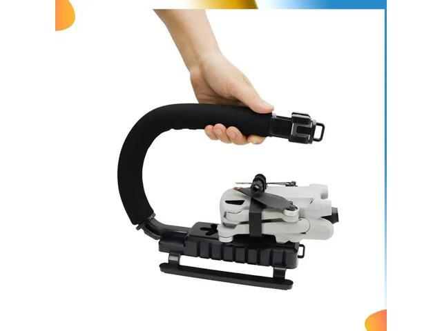 Handheld U-Grip Holder Stabilizer 1/4 Screw Cold Shoe Anti-Skid Camera Mount Handle For MINI 3 PRO /Mini 3 Easy Install