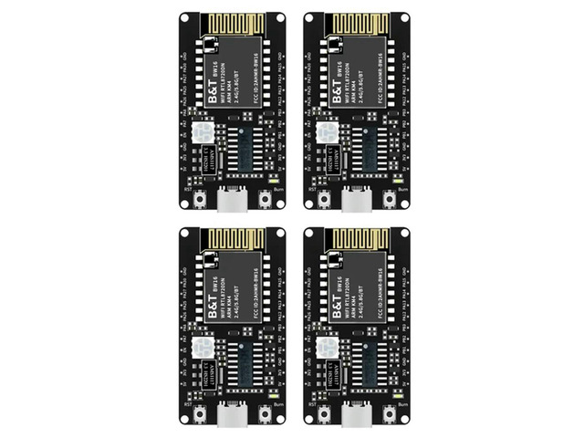 4X BW16-Kit Development Board RTL8720DN Dual-Band Wi-Fi Low-Power Bluetooth BLE Module Type-C Interface