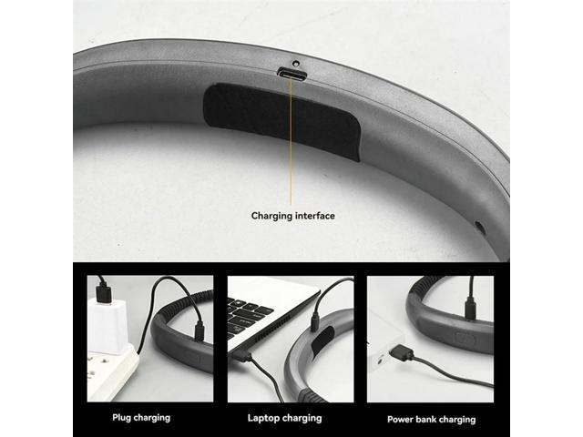 LED Neck Lamp Lighting Lamp Night Reading Lamp Neck Reading Lamp Three-Color Lighting For Reading Running Camping
