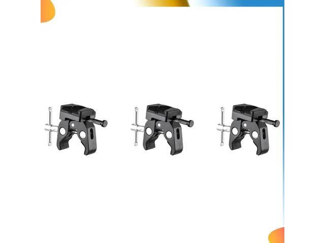 3X V-Mount Adapter With Clamp For Mounting To Light Stand Tripod For V-Mount To Light Stand Or Tripod